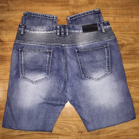 Embellish NYC Mulsanne Biker Denim (Sand Wash) - Picture 4 of 6